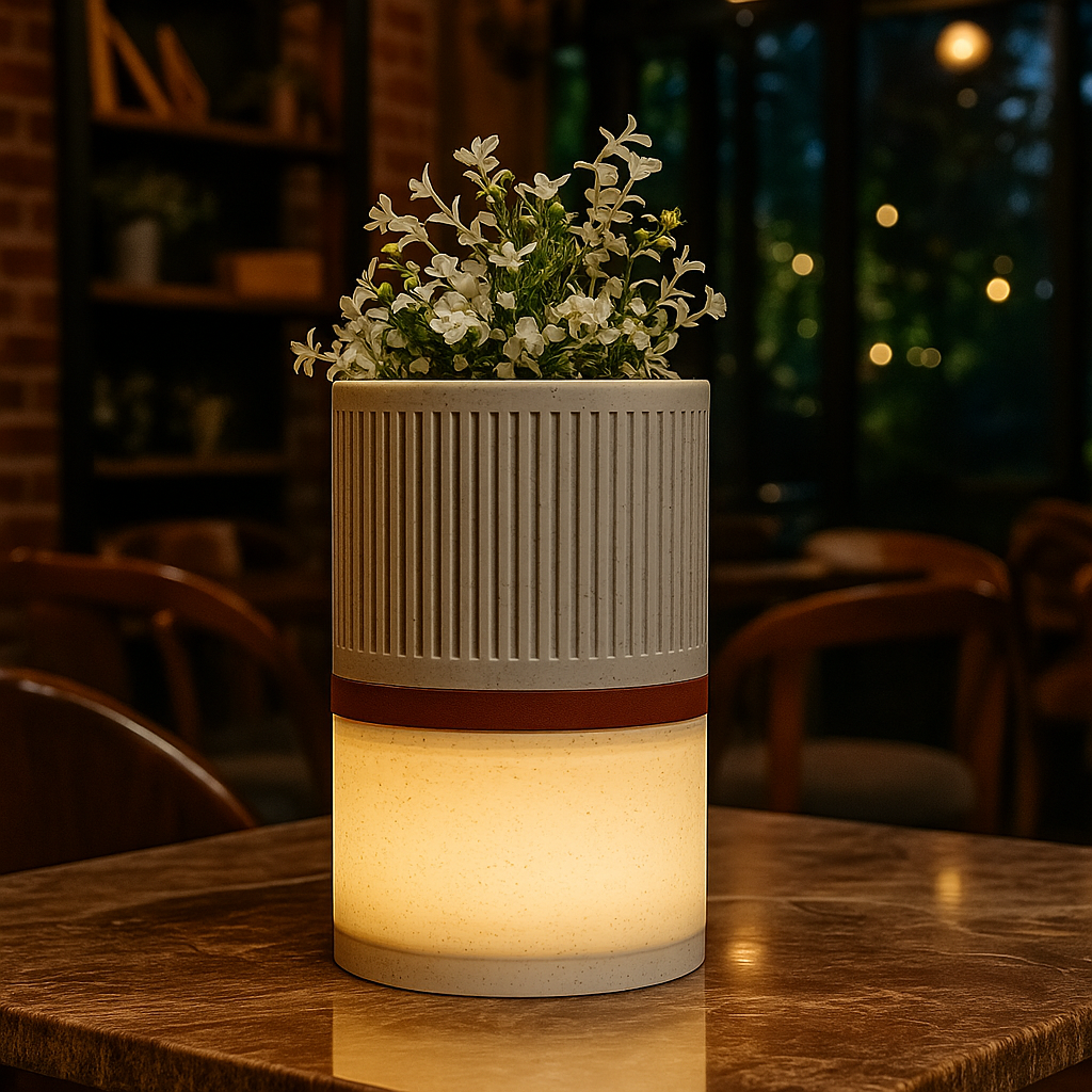 Zyra Glow – Lamp + Pot