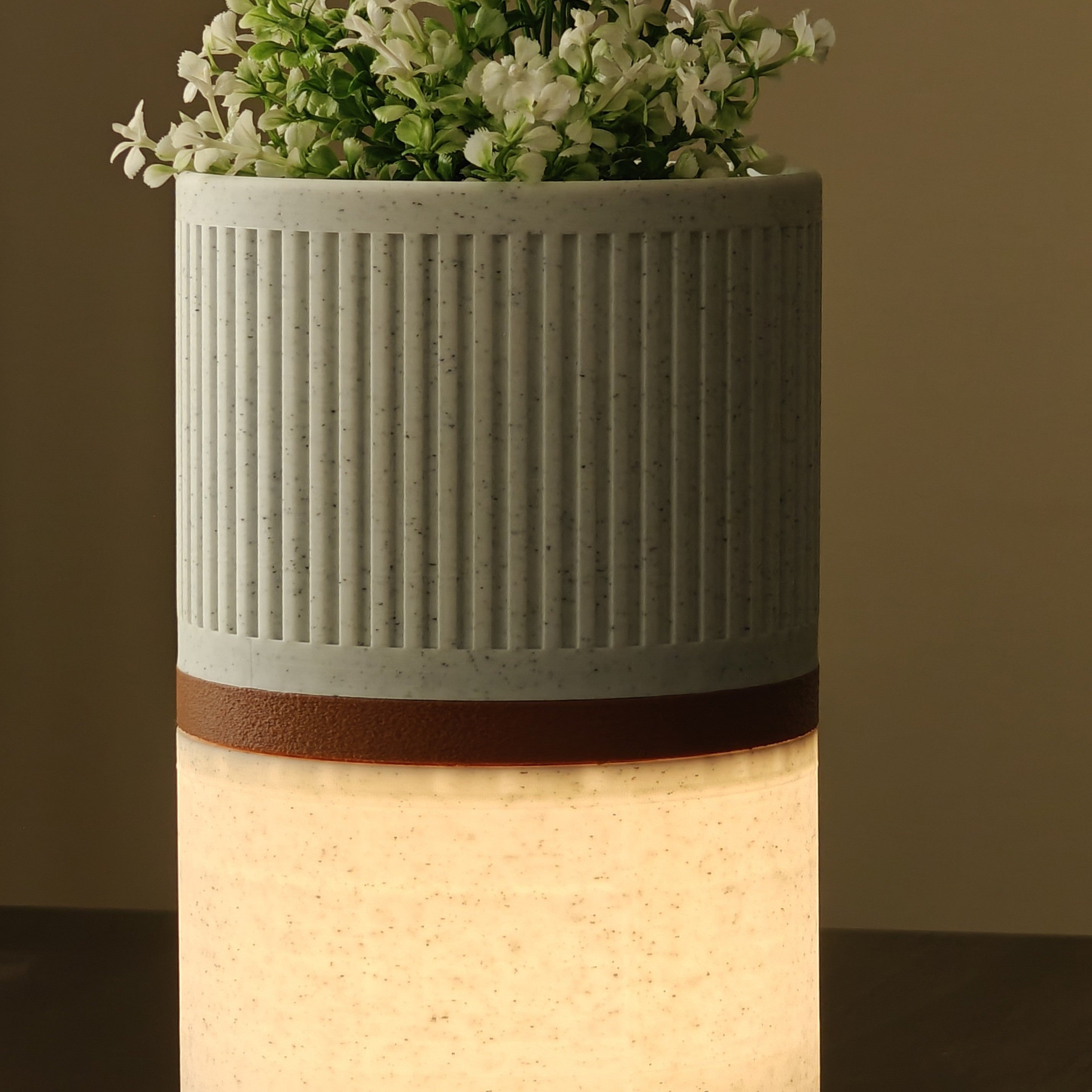 Zyra Glow Pot – 3D Printed Hybrid Lamp-Pot