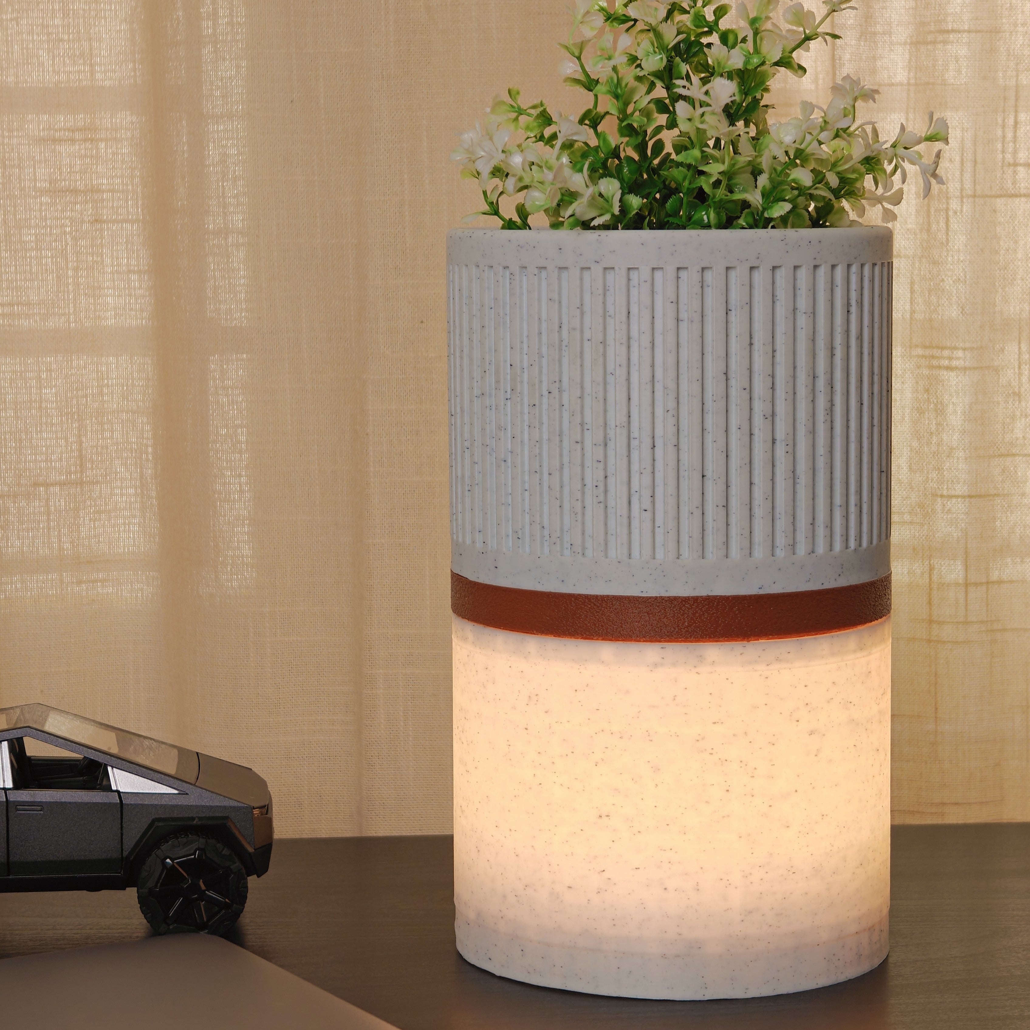 Zyra Glow Pot – 3D Printed Hybrid Lamp-Pot