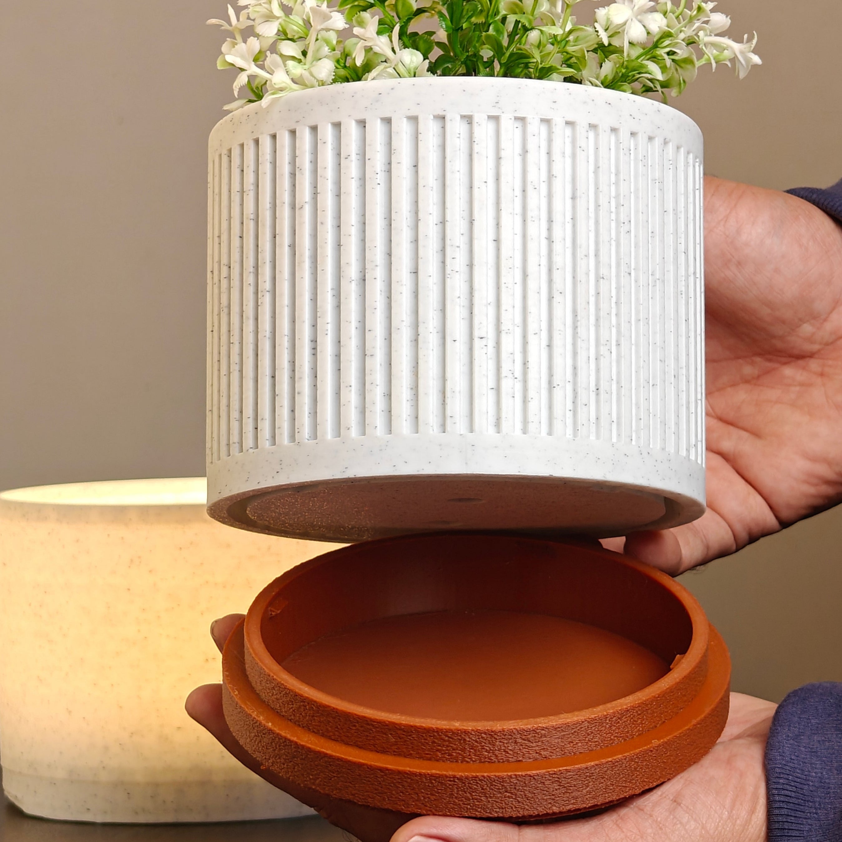 Zyra Glow Pot – 3D Printed Hybrid Lamp-Pot