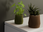 Ribbed Indoor Pot